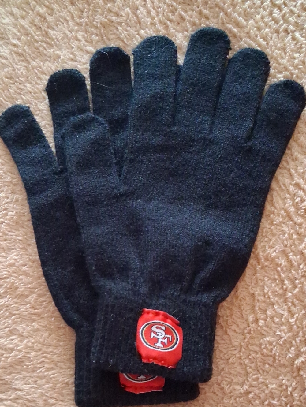 Ladies, Knit 49er Gloves